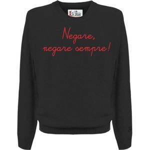 MC2 Saint Barth, Heren, Truien, Zwart, Maat: M