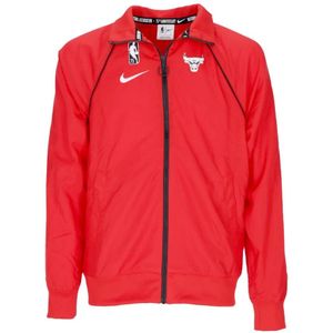 Nike, Heren, Jassen, Rood, Maat: XL Nylon,