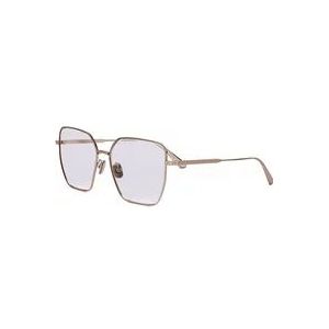 Dior Metallic Optische Brillen voor Vrouwen , Brown , Dames , Maat: 58 MM