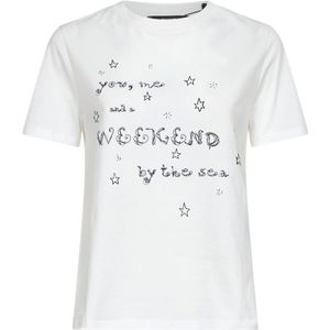 Weekend Max Mara, Dames, Tops, Wit, Maat: S Katoen,