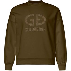 Goldbergh, Dames, Sweatshirts & Hoodies, Groen, Maat: XS Katoen,