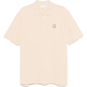 Maison Kitsuné, Heren, Tops, Beige, Maat: L