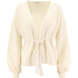 Max Mara, Dames, Truien, Wit, Maat: L Wol,