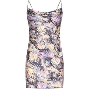 Balmain Jurk met bandjes , Multicolor , Dames , Maat: 2XS