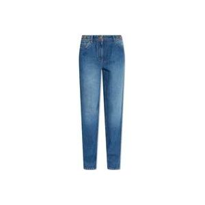 Versace Jeans met logo , Blue , Dames , Maat: W28