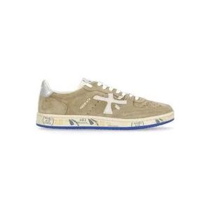 Premiata Beige Suède Leren Sneakers , Beige , Heren , Maat: 43 EU