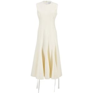 Gabriela Hearst, Dames, Jurken, Beige, Maat: XS Wol,
