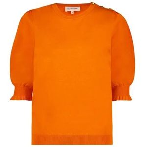 Fabienne Chapot, Dames, Truien, Oranje, Maat: XS Viscose,