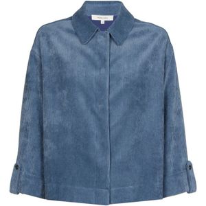 Marie Méro, Dames, Jassen, Blauw, Maat: S Velours,