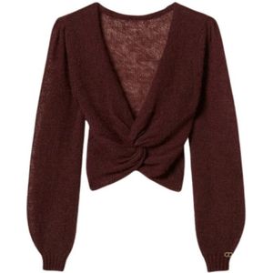 Twinset, Dames, Truien, Rood, Maat: M Wol,