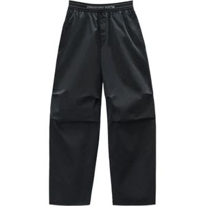 Alexander Wang, Dames, Broeken, Zwart, Maat: XS Katoen,