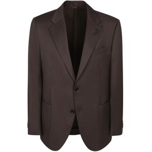 Lardini, Heren, Jassen, Bruin, Maat: L