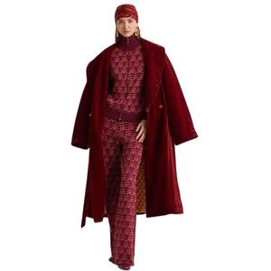 Maliparmi, Dames, Broeken, Bruin, Maat: XS Viscose,