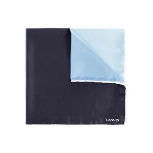 Lanvin Zijden pochet , Blue , Heren , Maat: ONE Size