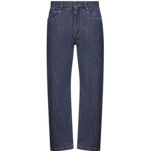 Fendi, Heren, Jeans, Blauw, Maat: W32 Katoen,