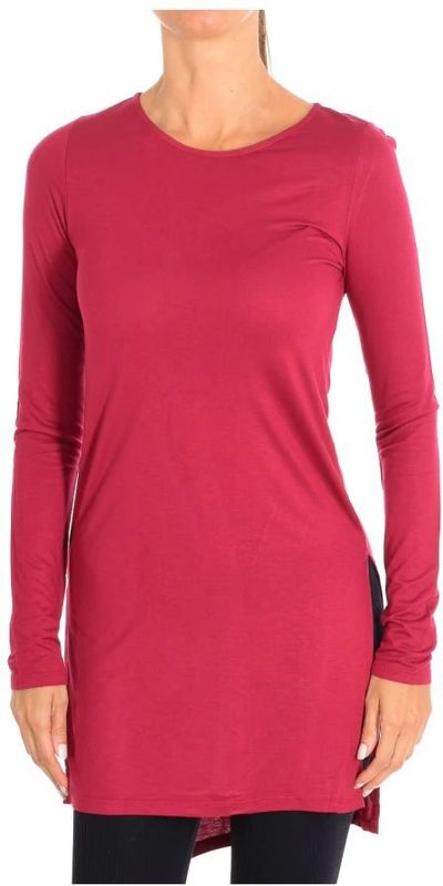 Jurk - Granaatkleur - 60% Polyester 40% Viscose