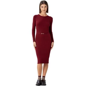 Kocca, Dames, Jurken, Rood, Maat: L Leer,