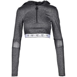 Chiara Ferragni Collection, Dames, Sweatshirts & Hoodies, Grijs, Maat: L Acryl,