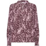 SAINT TROPEZ - Blouse 'MalikaSZ' - Chocoladebruin - Dierenprint