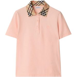 Burberry, Dames, Tops, Roze, Maat: L