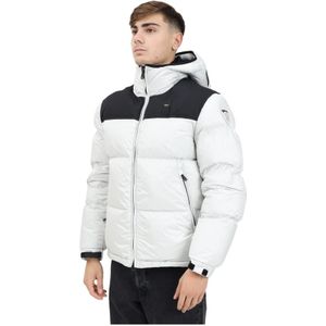 Blauer, Heren, Jassen, Grijs, Maat: 2XL Poliester,