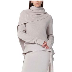 Entire Studios, Dames, Truien, Grijs, Maat: M/L Wol,