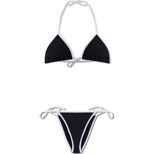 Hunza G, Dames, Badkleding, Zwart, Maat: ONE Size Tweed,