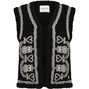 Fabienne Chapot, Dames, Jassen, Zwart, Maat: M Poliester,