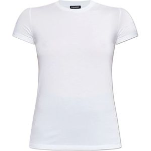 Dsquared2, Dames, Tops, Wit, Maat: XL Modal,