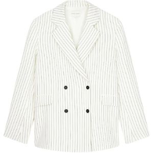 Loulou Studio, Dames, Jassen, Wit, Maat: M Linnen,