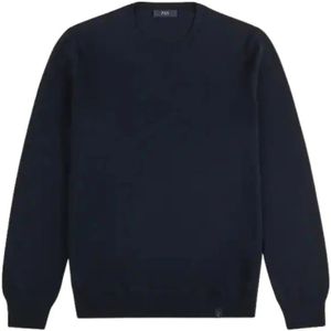 Fay, Heren, Truien, Blauw, Maat: S Wol,