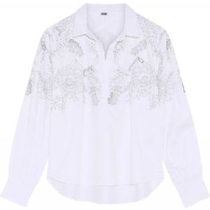 Gustav, Dames, Blouses & Shirts, Wit, Maat: XS