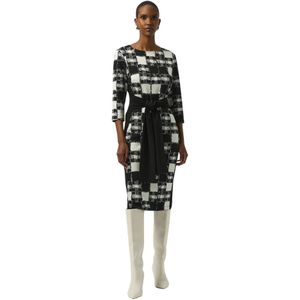 Joseph Ribkoff, Dames, Jurken, Zwart, Maat: L