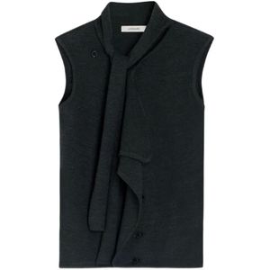 Lemaire, Dames, Jassen, Grijs, Maat: M Wol,