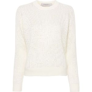 Golden Goose, Dames, Truien, Wit, Maat: S Wol,