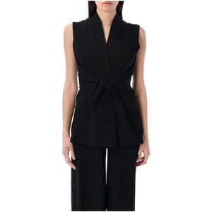 Rick Owens, Dames, Tops, Zwart, Maat: XS Wol,