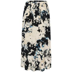 Soaked in Luxury - Wolkenprint Maxi Rok - Veelkleurig - Strokenrokken