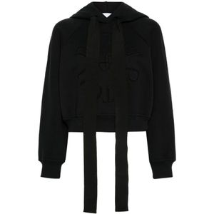 Patou, Dames, Sweatshirts & Hoodies, Zwart, Maat: L Katoen,