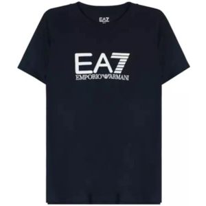 Emporio Armani Ea7, Heren, Tops, Blauw, Maat: L Katoen,
