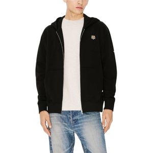 Kenzo, Heren, Sweatshirts & Hoodies, Zwart, Maat: S Katoen,