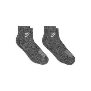 Nike Everyday Plus Cushioned Ankle Socks , Gray , Heren , Maat: M