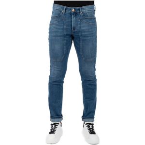 Jeckerson, Heren, Jeans, Blauw, Maat: W42 Katoen,