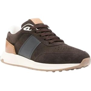 Tod's Suède vetersneakers , Brown , Heren , Maat: 42 EU