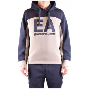 Emporio Armani, Heren, Sweatshirts & Hoodies, Veelkleurig, Maat: S Katoen,