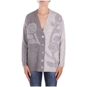 Blugirl, Dames, Truien, Grijs, Maat: S Wol,