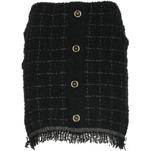 Pinko, Dames, Rokken, Zwart, Maat: S Wol,