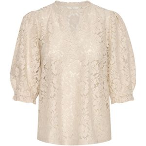 Cream - CRKaspis - Blouse - Wolwit - Wijde Blouse met Pofmouwen