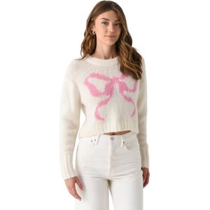 Loveshackfancy, Dames, Truien, Wit, Maat: S Wol,