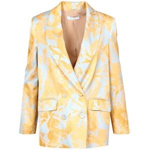 Kaos, Dames, Jassen, Geel, Maat: M Satijn,