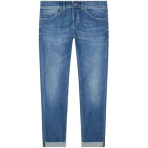Dondup, Heren, Jeans, Blauw, Maat: W31 Denim,